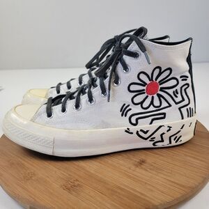 Converse Keith Haring x Chuck 70 High Top Sneakers Mens Size 8.5 Lace UP